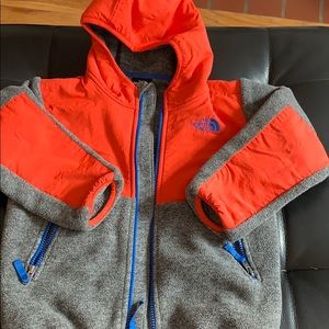 Beautiful Toddler North Face fleece hooded jacket
